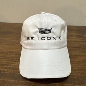 NICE KC Caps Cadillac Be Iconic White Adjustable Hat Cap